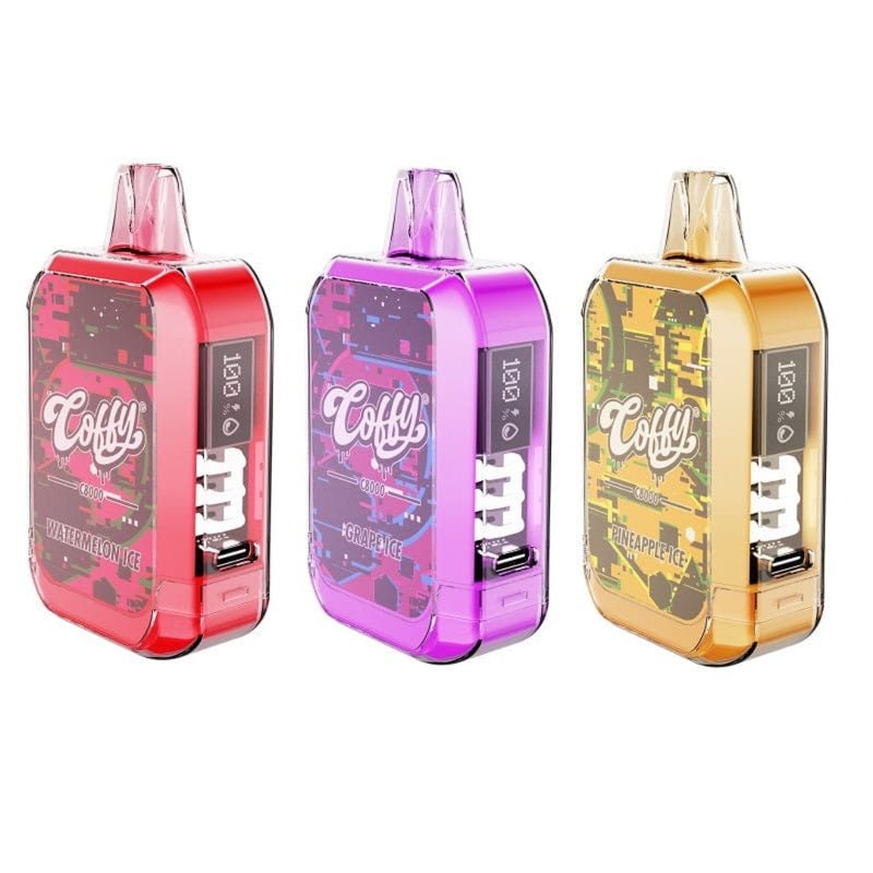 CAIXA COFFY 8000 PUFFS - 10 UNIDADES