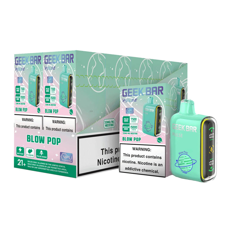 CAIXA GEEK BAR PULSE 15.000 PUFFS - 10 UNIDADES