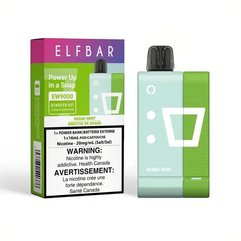 Caixa Elfbar EW9000 Kit Bateria + Cartucho - 10 Unidades