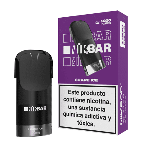 CARTUCHO NIKPOD NIKBAR- KIT COM 02 UNIDADES