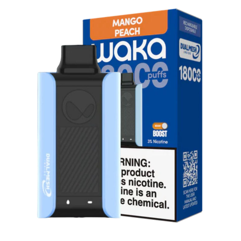 CAIXA WAKA 18.000 PUFFS - 10 UNIDADES