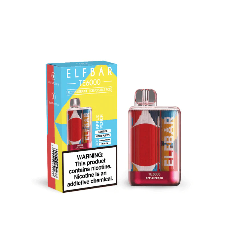 CAIXA ELFBAR TE 6000 PUFFS - 10 UNIDADES